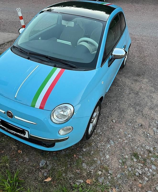 Blau Gebraucht 2013 Fiat 500 Pop Kleinwagen | 4.500 € (Superpreis) - Bild 1/4