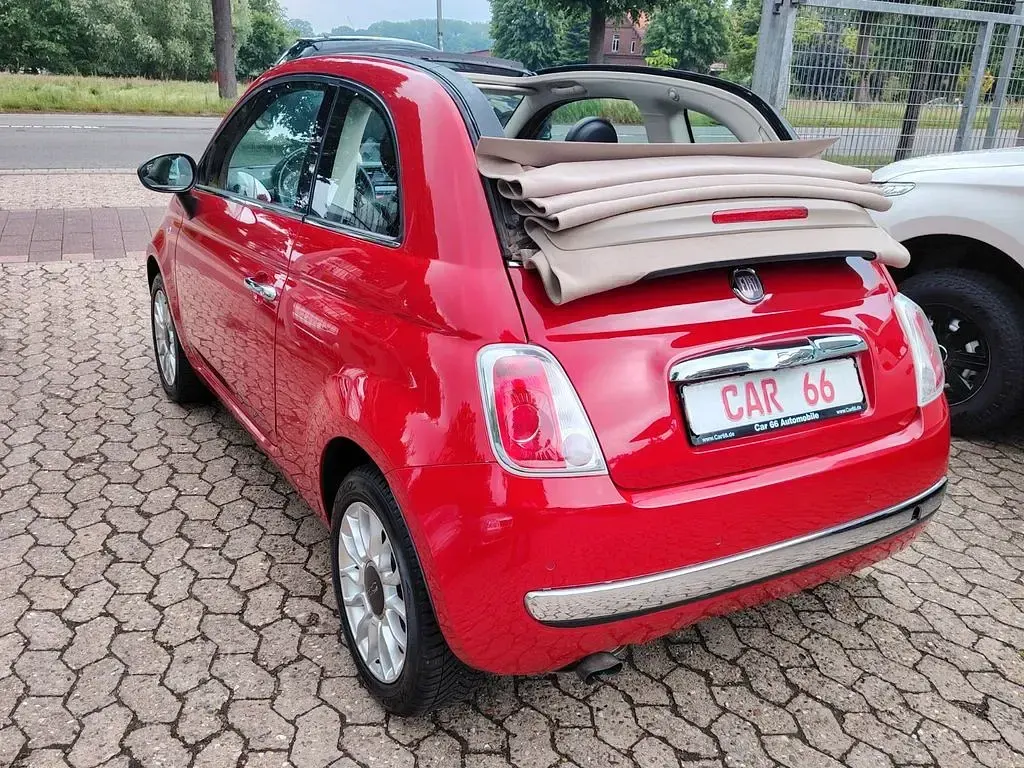 Gebraucht Fiat 500 Lounge 69 PS (50 kW) 2012 Rot Cabrio