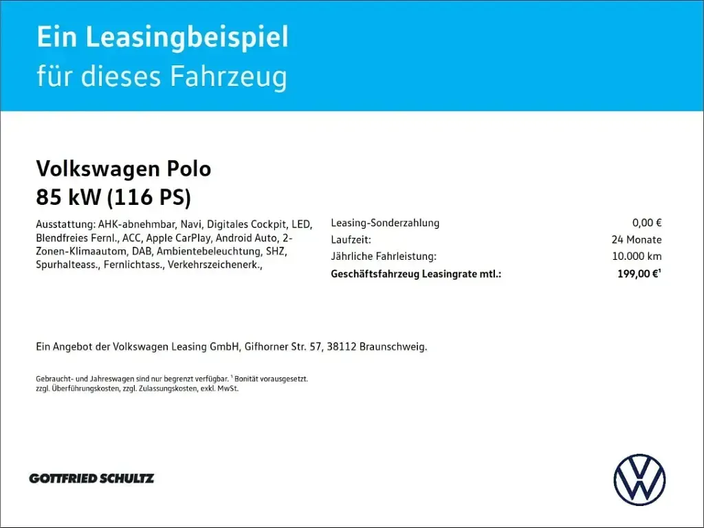 Gebraucht VW Polo Goal 116 PS (85 kW) 2025 Rot Kleinwagen
