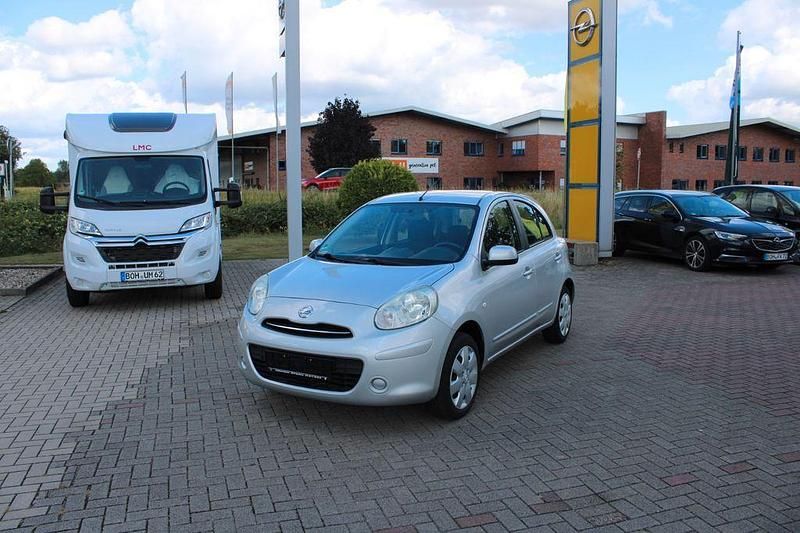 Silber Gebraucht 2011 Nissan Micra Acenta Kleinwagen | 5.998 € (Etwas zu teuer) - Bild 1/4