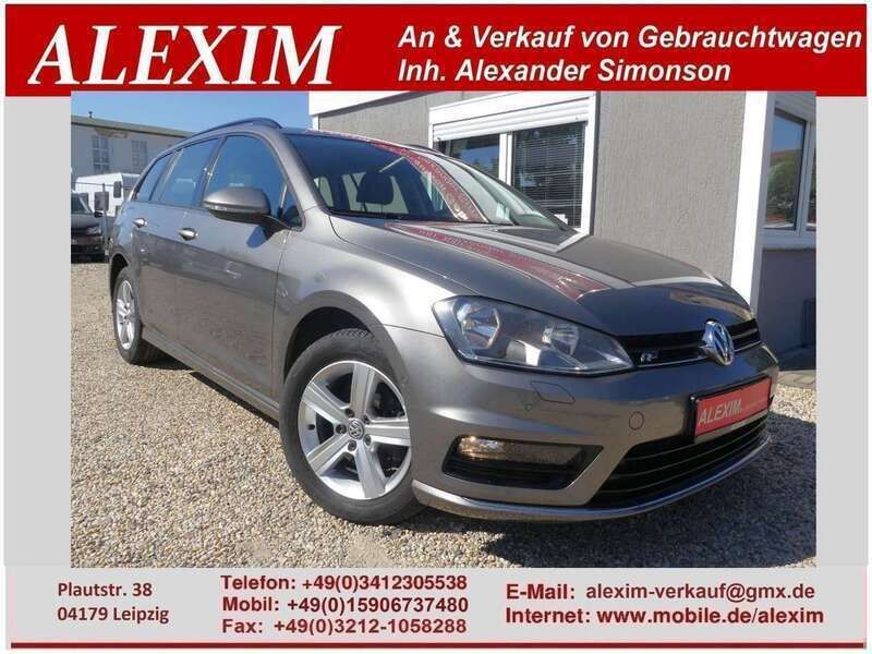 Limestone grey metallic Gebraucht 2017 VW Golf VII Comfortline Kombi | 11.799 € (Guter Preis) - Bild 1/4