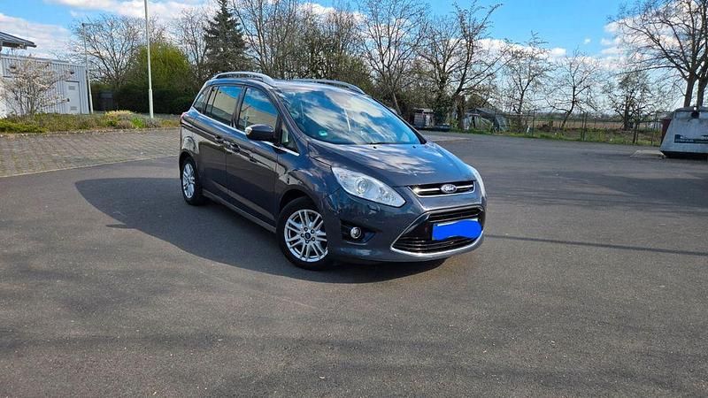 Gebraucht Ford Grand C-Max Titanium 125 PS (91 kW) 2014 Grau Van / Kleinbus