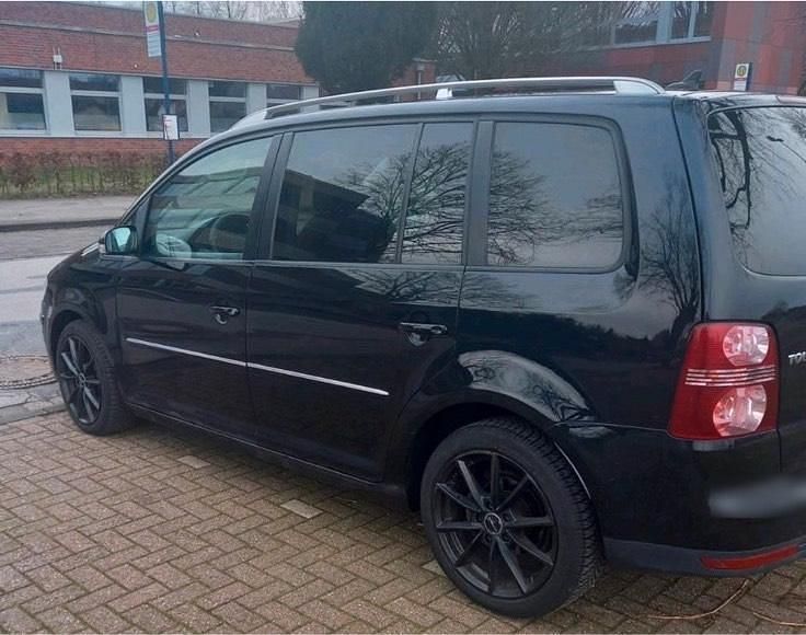Gebraucht VW Touran R-line 170 PS (125 kW) 2008 Schwarz Van / Kleinbus