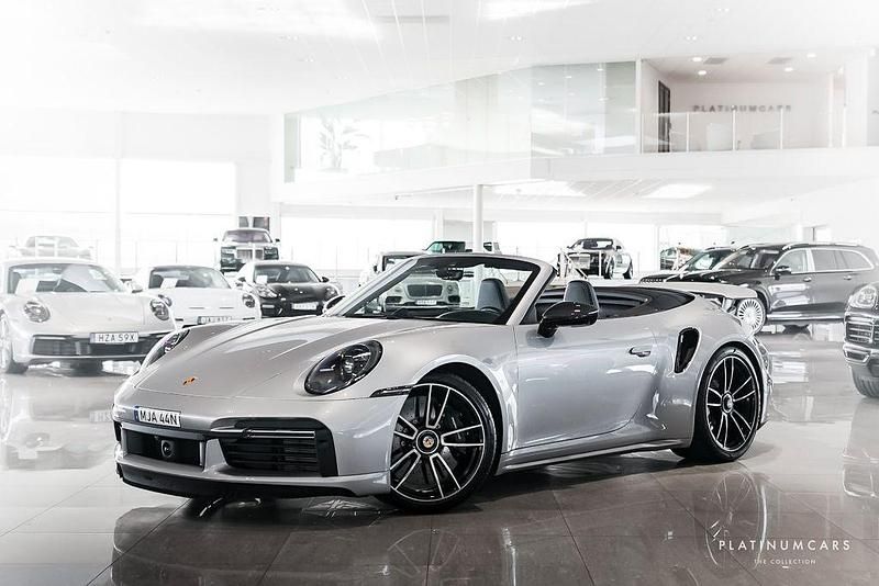 Silber Gebraucht 2023 Porsche 911 Turbo S Cabriolet Cabrio | 295.657 € - Bild 1/4