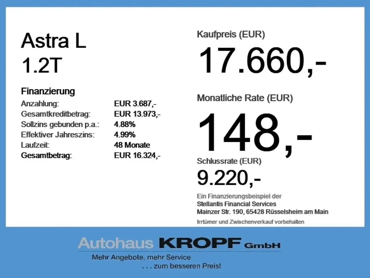 Second-hand Opel Astra 131 CP (96 kW) 2023 Roșu Hatchback