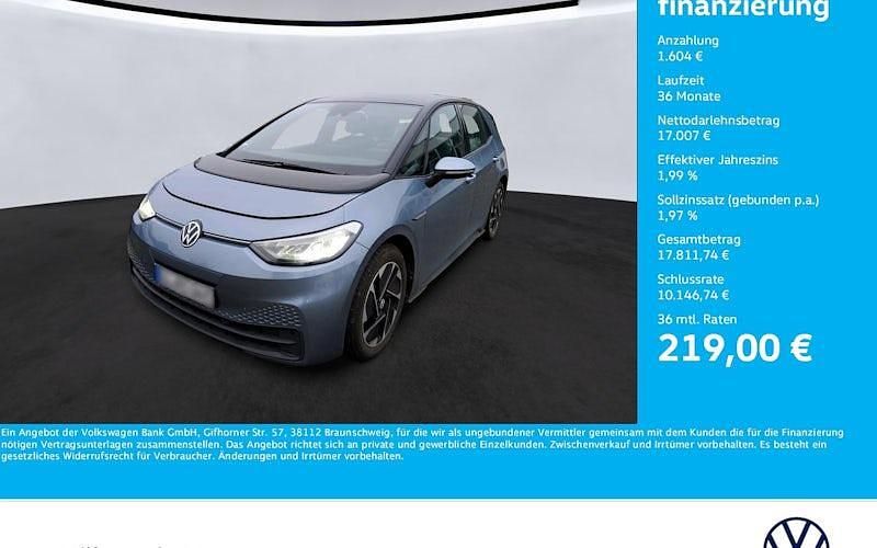 Gebraucht VW ID.3 Pro 107 kW (146 PS) 2021 Blau Kleinwagen