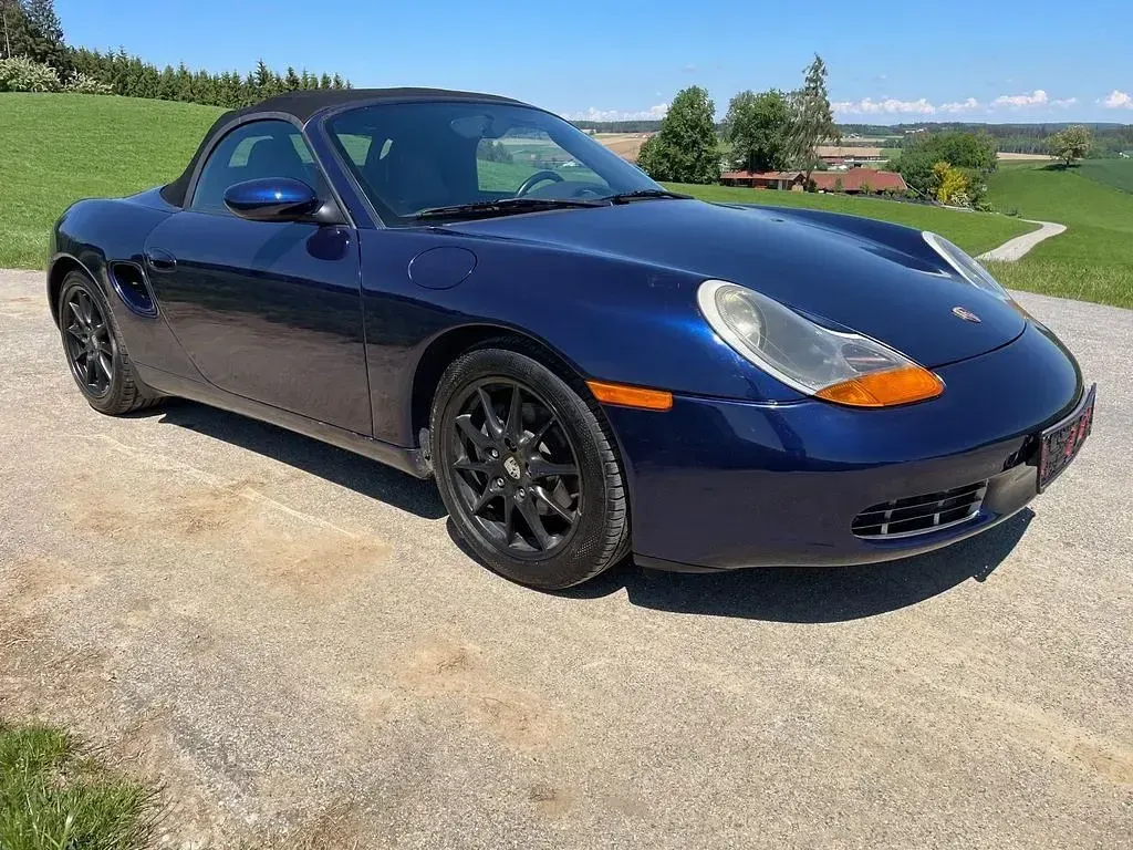 Occasion Porsche Boxster 220 ch (161 kW) 2001 Bleue Cabriolet