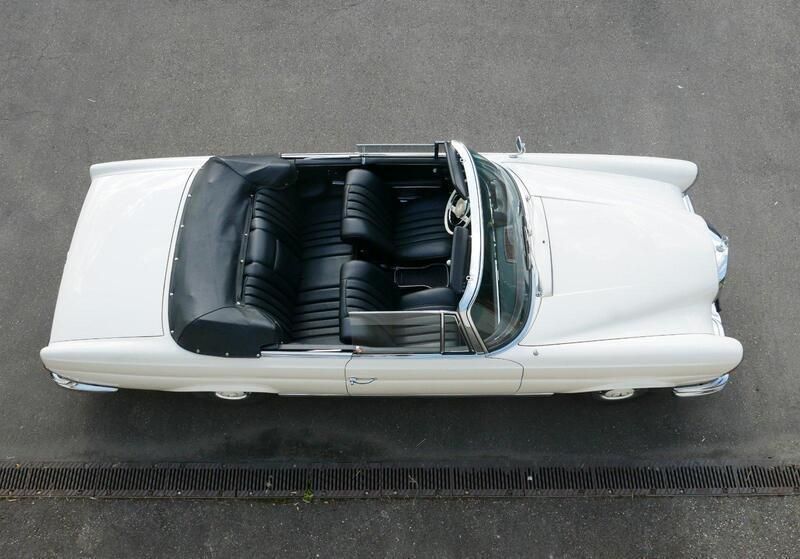 Weiß Gebraucht 1963 Mercedes 220 Cabrio | 139.000 € - Bild 1/4