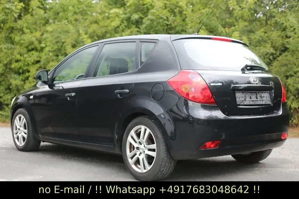 Gebraucht Kia Ceed 109 PS (80 kW) 2008 Schwarz Kleinwagen