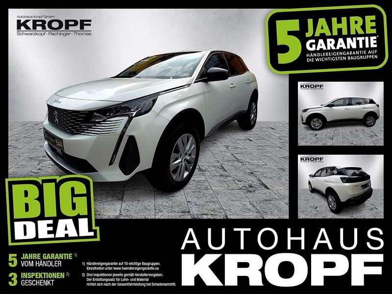 Lack weiss perlglänzend/metallic la Gebraucht 2022 Peugeot 3008 Active SUV | 22.990 € (Guter Preis) - Bild 1/4
