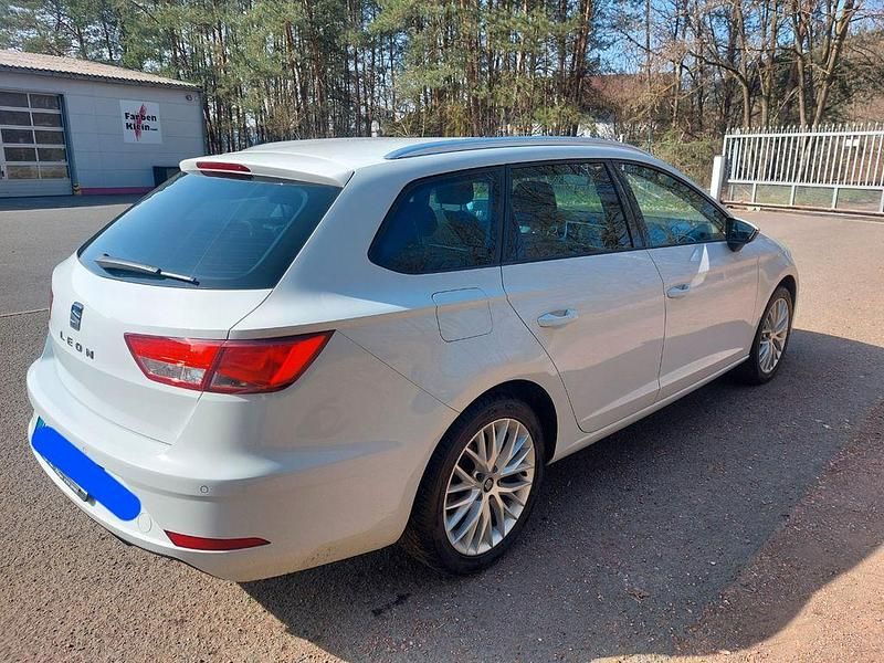 Usata Seat Leon ST Reference 110 CV (80 kW) 2018 Bianco Station wagon