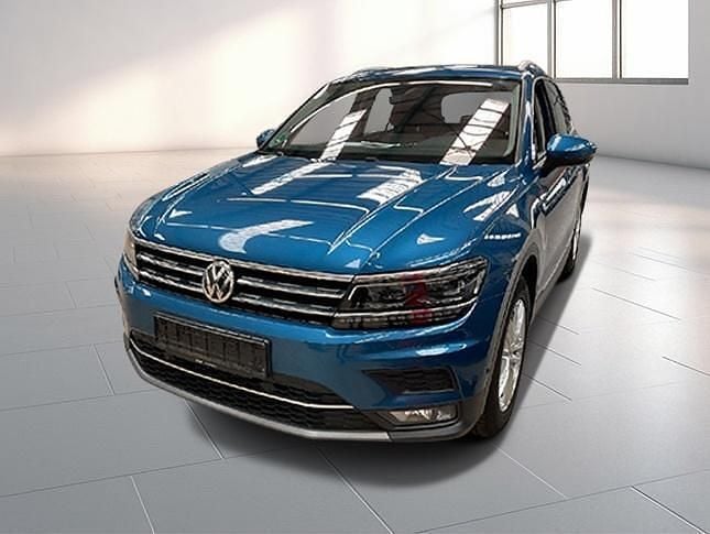 Caribbean blue metallic Gebraucht 2019 VW Tiguan Highline SUV | 20.580 € (Superpreis) - Bild 1/4