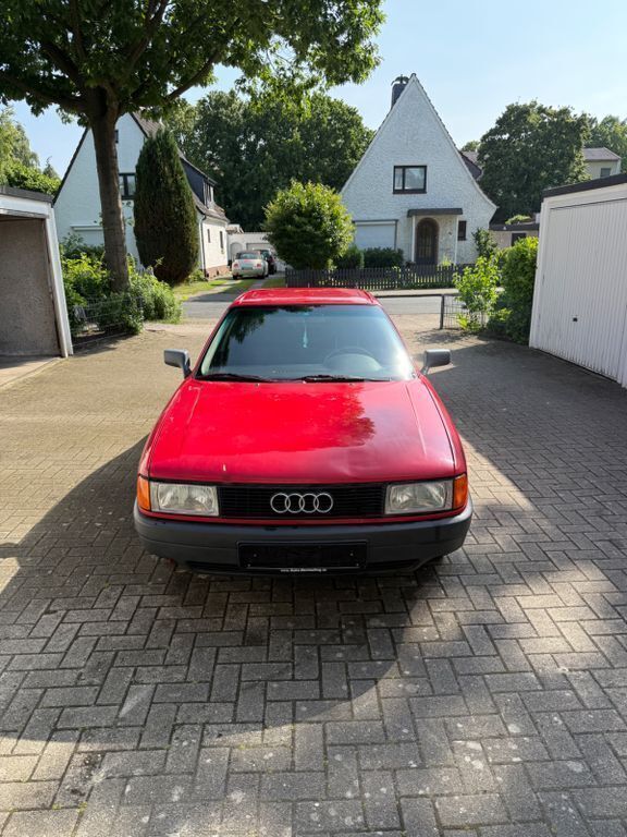Rot Gebraucht 1991 Audi 80 Limousine | 2.999 € - Bild 1/4