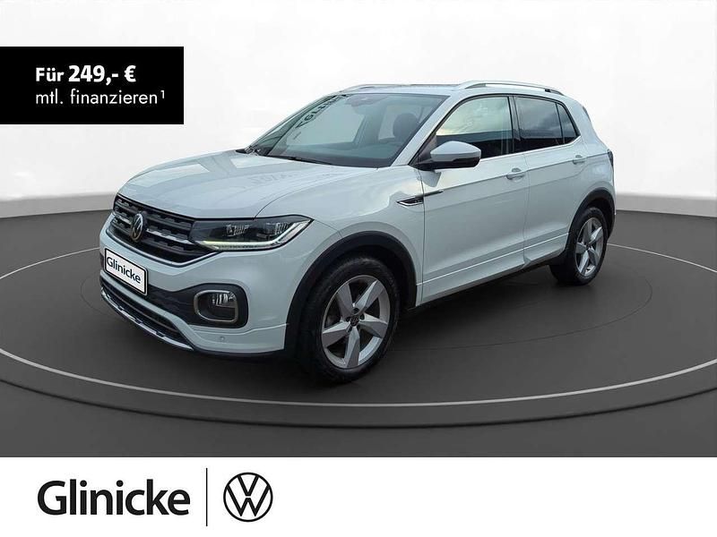 Pure white Gebraucht 2021 VW T-Cross Style SUV | 19.480 € (Fairer Preis) - Bild 1/3