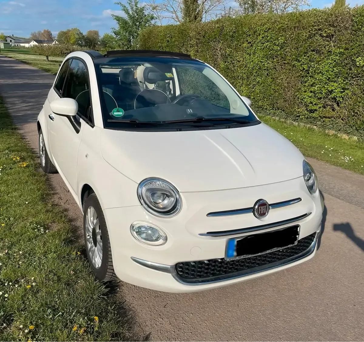 Gebraucht Fiat 500 69 PS (50 kW) 2017 Weiß Cabrio