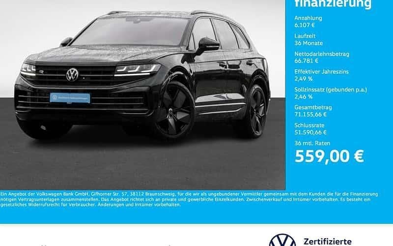 Schwarz Gebraucht 2024 VW Touareg R SUV | 72.888 € (Fairer Preis) - Bild 1/4