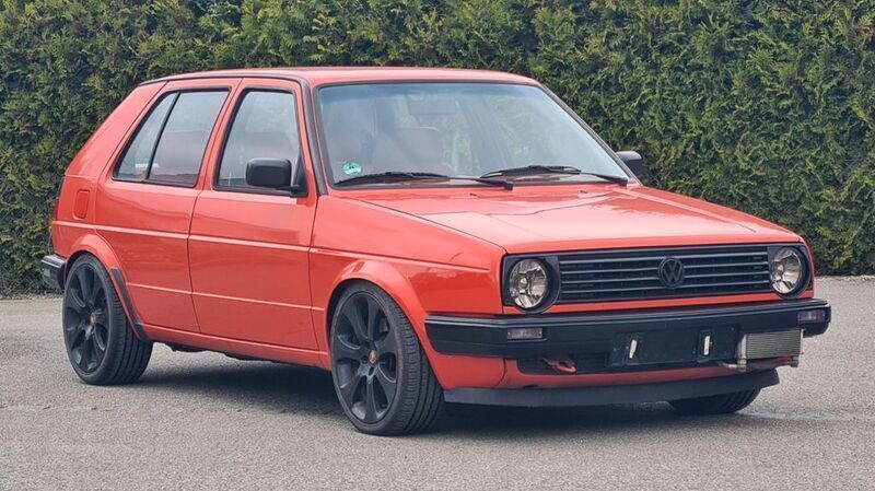 Orange Gebraucht 1991 VW Golf II Limousine | 7.990 € - Bild 1/4