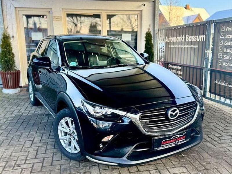 Jet black (metallic) Gebraucht 2019 Mazda CX-3 Kangei SUV | 16.990 € (Fairer Preis) - Bild 1/3