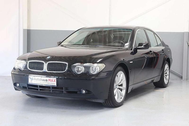 Black sapphire metallic Gebraucht 2003 BMW 730 Limousine | 17.990 € - Bild 1/4