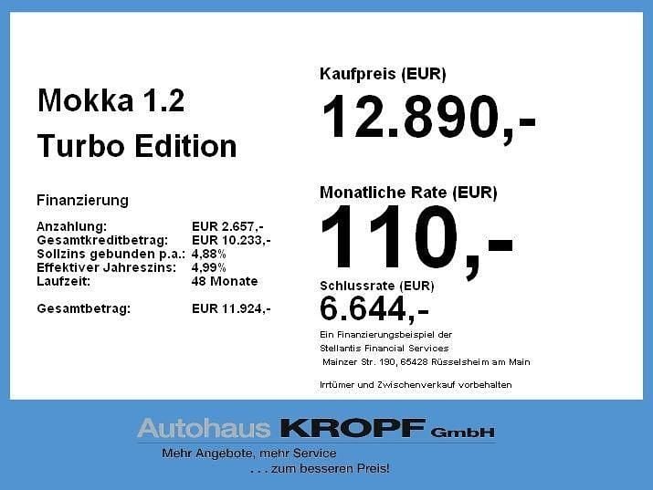 Gebraucht Opel Mokka Edition 101 PS (74 kW) 2022 Rot SUV