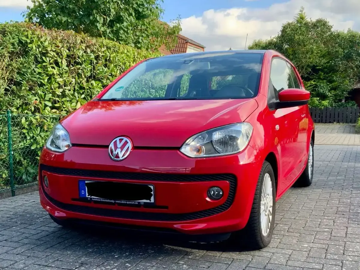 Gebraucht VW up! high up! 75 PS (55 kW) 2012 Rot Kleinwagen