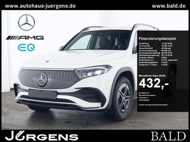 Weiss polarweiss Gebraucht 2024 Mercedes EQB300 AMG SUV | 45.850 € (Teuer) - Bild 1/4