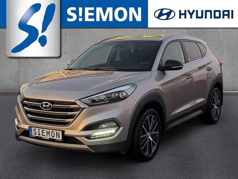 Met (silber Gebraucht 2018 Hyundai Tucson Passion Plus SUV | 17.890 € (Fairer Preis) - Bild 1/4