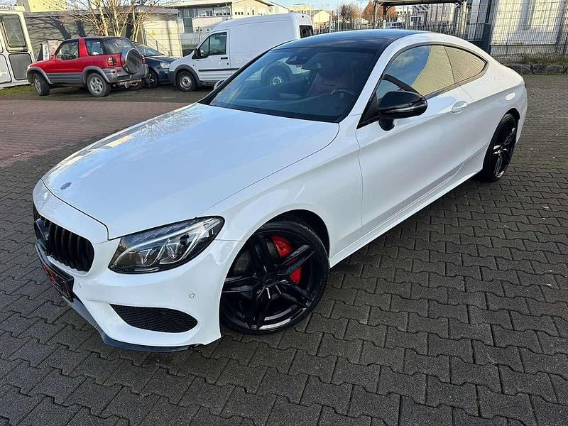 Polarweiss unilack Gebraucht 2016 Mercedes C250 AMG Coupé | 18.900 € (Superpreis) - Bild 1/4