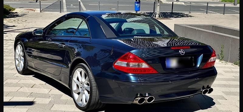 Gebraucht Mercedes SL500 309 PS (227 kW) 2002 Blau Cabrio