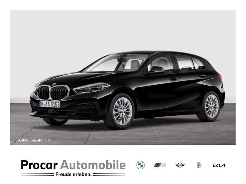 Schwarz Gebraucht 2021 BMW 118 Advantage Kleinwagen | 17.890 € (Fairer Preis) - Bild 1/3