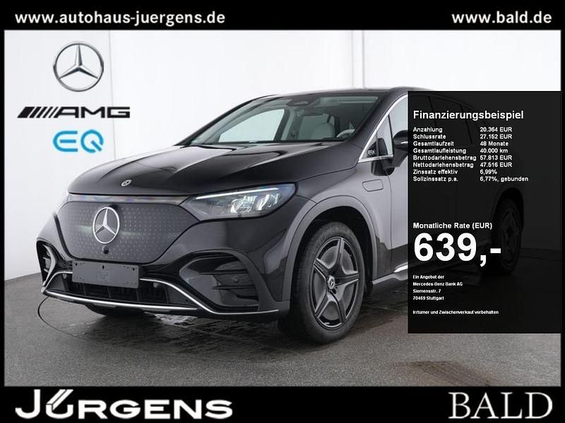 Schwarz obsidianschwarz metallic Gebraucht 2025 Mercedes EQE350 SUV AMG SUV | 67.880 € - Bild 1/4