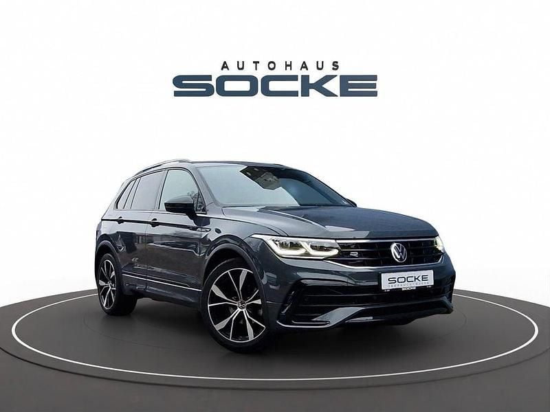 Grau Gebraucht 2021 VW Tiguan R-line SUV | 31.485 € (Superpreis) - Bild 1/4