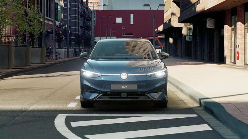 Neu VW ID.7 Pro 210 kW (286 PS) 2025 Aquamarinblau schwarz Kleinwagen