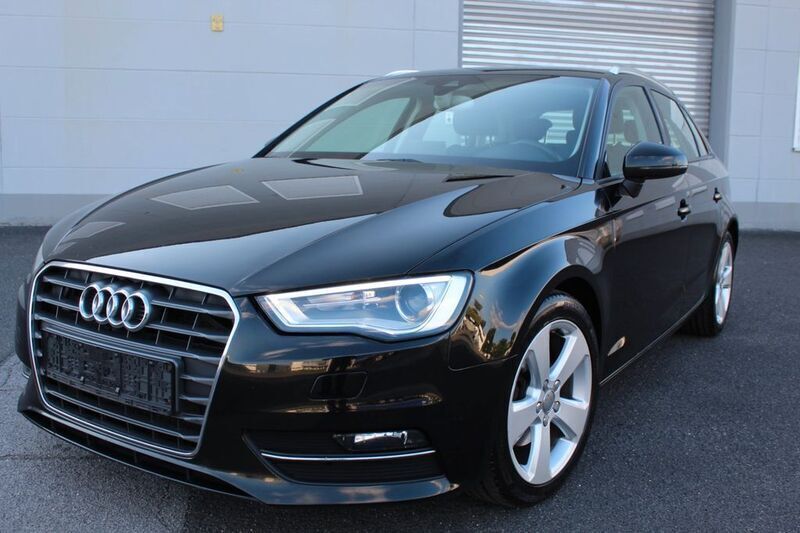 Schwarz Gebraucht 2014 Audi A3 Sportback Ambition Limousine | 11.840 € (Fairer Preis) - Bild 1/4