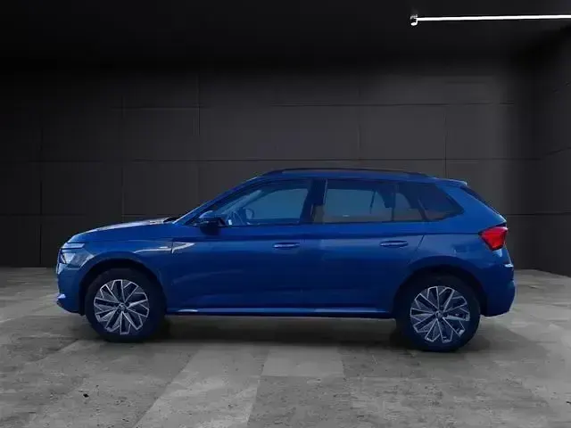 Gebraucht Skoda Kamiq Clever 150 PS (110 kW) 2021 Titanblau metallic SUV