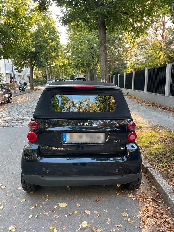 Schwarz Gebraucht 2008 Smart ForTwo Cabrio Cabrio | 3.500 € (Fairer Preis) - Bild 1/4