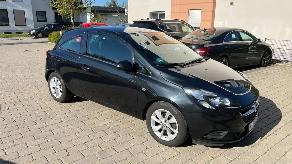 Gebraucht Opel Corsa drive 90 PS (66 kW) 2015 Schwarz Kleinwagen