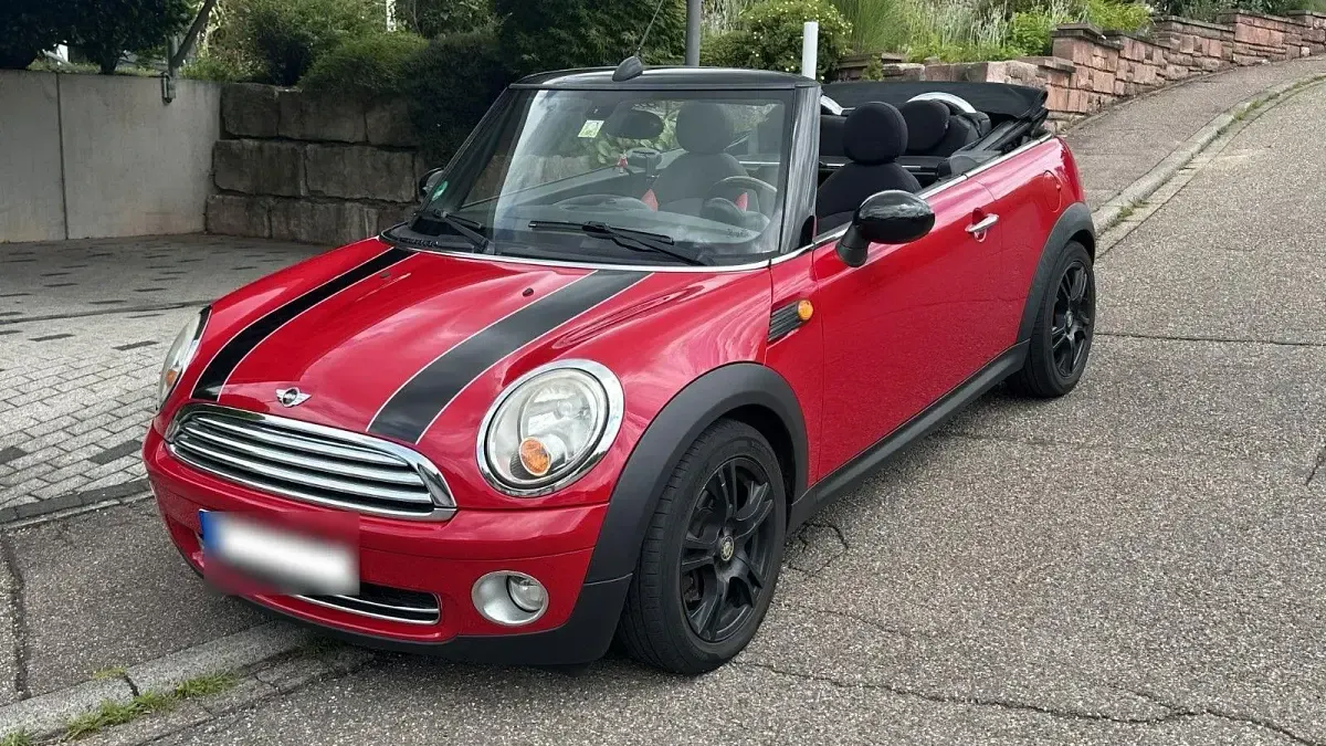 Gebraucht Mini Cooper Cabriolet 120 PS (88 kW) 2009 Rot Cabrio