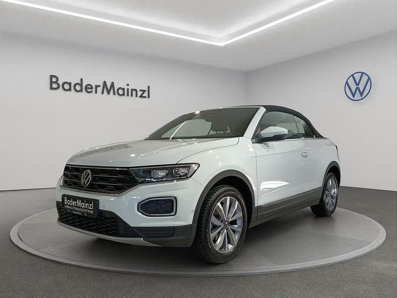 Pure white schwarz Gebraucht 2021 VW T-Roc Cabriolet Style Cabrio | 24.930 € (Guter Preis) - Bild 1/4