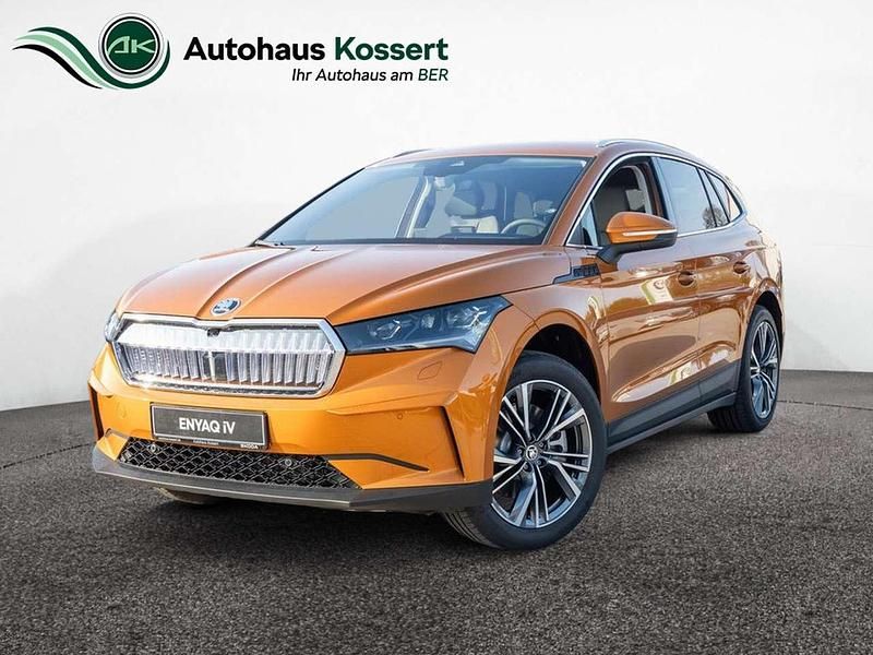 Phoenix orange Gebraucht 2025 Skoda Enyaq iV Lounge SUV | 51.990 € (Fairer Preis) - Bild 1/4