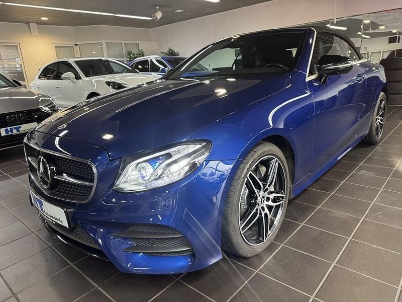 Gebraucht Mercedes E450 AMG line 367 PS (269 kW) 2020 Brillantblau Cabrio
