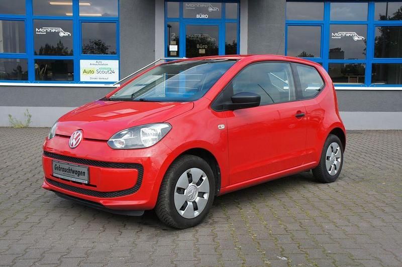 Rot Gebraucht 2015 VW up! take up! Kleinwagen | 6.250 € (Fairer Preis) - Bild 1/4