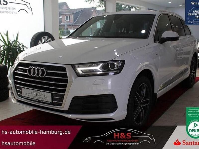 Gletscherweiß Gebraucht 2016 Audi Q7 S-Line SUV | 36.000 € (Fairer Preis) - Bild 1/4