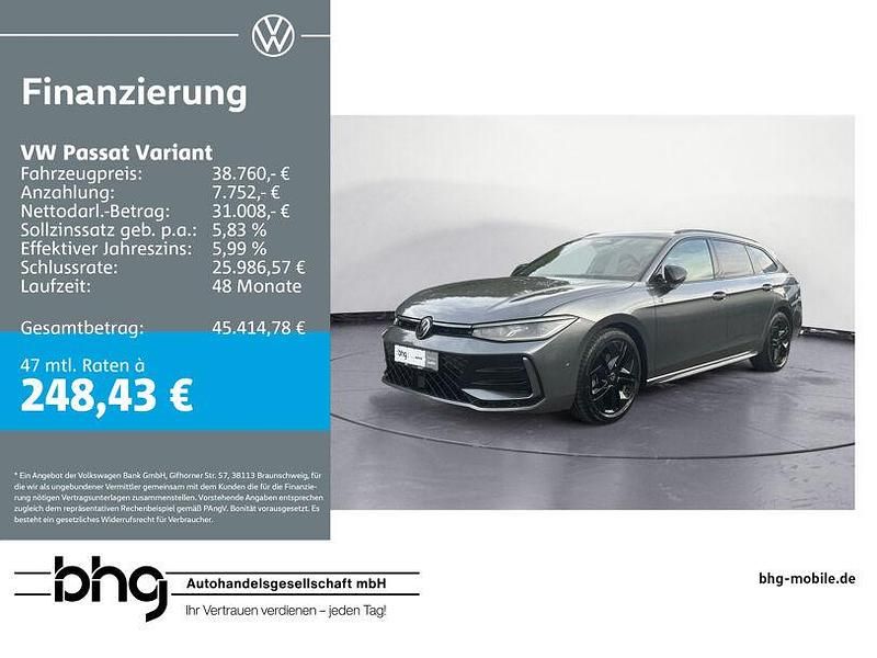 Gebraucht VW Passat R-line 150 PS (110 kW) 2025 Grau Kombi