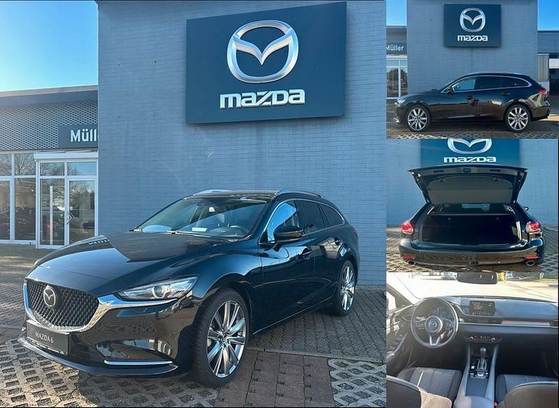 Schwarz Gebraucht 2024 Mazda 6 Exclusive-Line Kombi | 32.490 € (Fairer Preis) - Bild 1/4