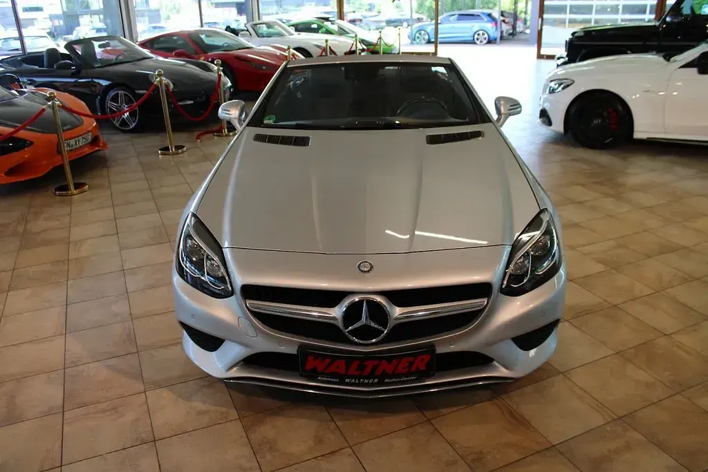 Gebraucht Mercedes SLC250 204 PS (150 kW) 2017 Silber Cabrio