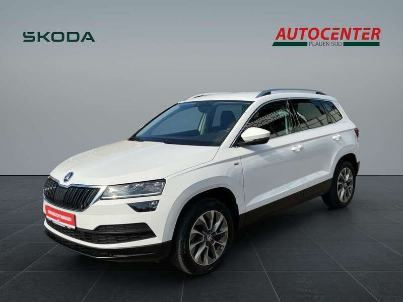 Weiß Gebraucht 2021 Skoda Karoq Clever SUV | 23.950 € (Guter Preis) - Bild 1/4