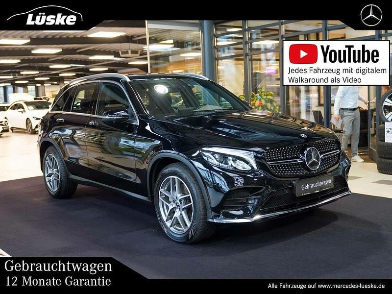 Schwarz Gebraucht 2017 Mercedes GLC250 AMG line SUV | 29.900 € (Fairer Preis) - Bild 1/4