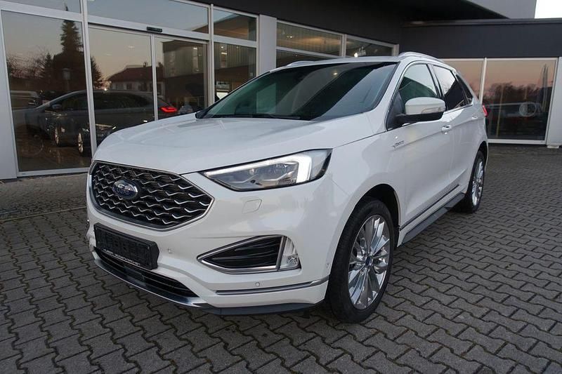 Weiß Gebraucht 2020 Ford Edge Vignale SUV | 29.299 € (Etwas zu teuer) - Bild 1/4