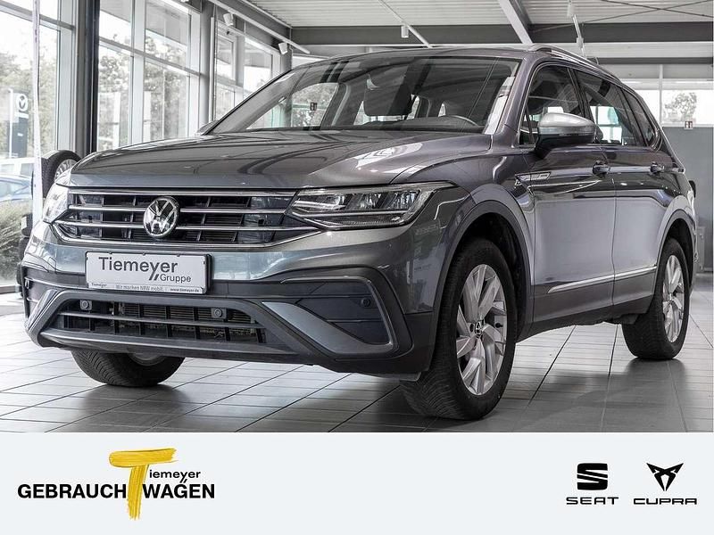 Grau Gebraucht 2022 VW Tiguan Allspace Life SUV | 28.680 € (Guter Preis) - Bild 1/4